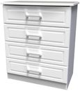 Gina White 4 Drawer Chest