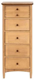 Grace Natural Oak 5 Drawer Chest