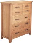 Hampshire Oak Chest - 3+4 Drawer