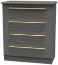 Haworth Grey 4 Drawer Chest
