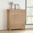 Hayley Chest - 2+3 Drawer - Oak