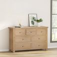 Hayley Chest - 3+4 Drawer - Wide - Oak