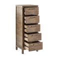Heritage Chest of Drawers - 5 Drawer - Narrow - Reclaimed Pine