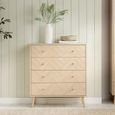 Herringford Chest - 4 Drawer - Oak