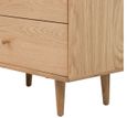 Jenson Oak Chest - 3 Drawer - Small