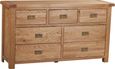 Kent Oak 3+4 Drawer Chest