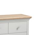 Cotswold Chest of Drawers - 4+3 Drawer - Wide - Oak and Painted