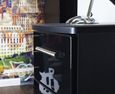 Knightsbridge Black Gloss 5 Drawer Chest
