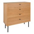 Kyoto Chest - 4 Drawer - Oak