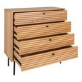 Kyoto Chest - 4 Drawer - Oak