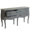 Loire Chest - 4 Drawer - Wide - Dark Grey