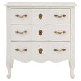 Loire Chest - 3 Drawer - White