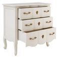 Loire Chest - 3 Drawer - White