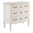 Loire Chest - 3 Drawer - White