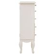 Loire Chest - 5 Drawer - Narrow - White