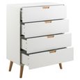 Lowell Chest - 4 Drawer - White