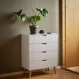 Lowell Chest - 4 Drawer - White