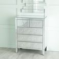 Lucia Mirrored 3+2 Drawer Chest