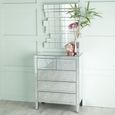 Lucia Mirrored 3+2 Drawer Chest