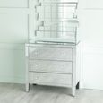 Lucia Mirrored 3 Drawer Small Chest