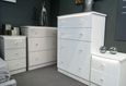 Lumiere White Gloss 3 Drawer Deep Chest