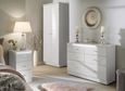 Lumiere White Gloss 6 Drawer Midi Chest