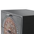 Lytton Tall Chest - Grey Carved Mango Wood - 4 Drawer