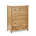 Mallory Chest of Drawers - 4+2 Drawer - Oak