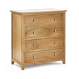 Mallory Chest of Drawers - 4 Drawer - Oak