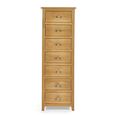 Mallory Chest of Drawers - 7 Drawer - Tall - Oak