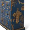 Matera Chest - Blue Painted - Mango Wood - Multi Drawer