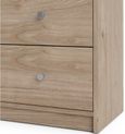 May Oak Effect 6 Drawer Wide Chest