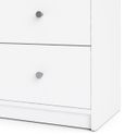 May White 6 Drawer Wide Chest