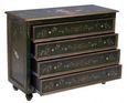 Meerut Green Fountain Design 4 Drawer Chest