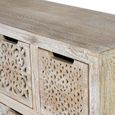 Micco Chest - Carved Mango Wood - Multi Drawer