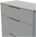 Milan Grey 3 Drawer Deep Chest