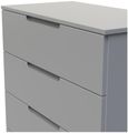 Milan Grey 4 Drawer Chest