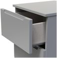 Milan Grey 5 Drawer Narrow Chest