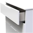 Milan White Gloss 4 Drawer Deep Chest