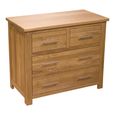 Opus Chest of Drawers - 2+2 Drawer - Oak