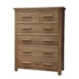 Opus Chest of Drawers - 4+2 Drawer - Oak