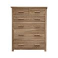 Opus Chest of Drawers - 4+2 Drawer - Jumbo - Oak