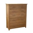 Opus Chest of Drawers - 4+2 Drawer - Jumbo - Oak