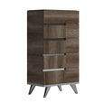 Modern Medea Tall Chest - 5 Drawer - Vintage Oak