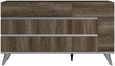 Modern Medea Wide Dresser - 6 Drawer - Vintage Oak