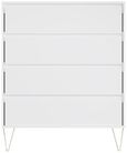 Montour White 4 Drawer Chest