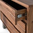 Monza Natural Acacia Wood - 3 Drawer Chest