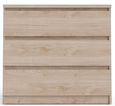 Naia Oak Effect 3 Drawer Small Chest