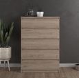 Naia Oak Effect 5 Drawer Chest