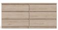 Naia Oak Effect 6 Drawer Wide Chest